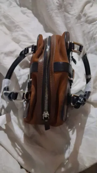 Borsa Tosca Blu Pelle Marrone e Nera