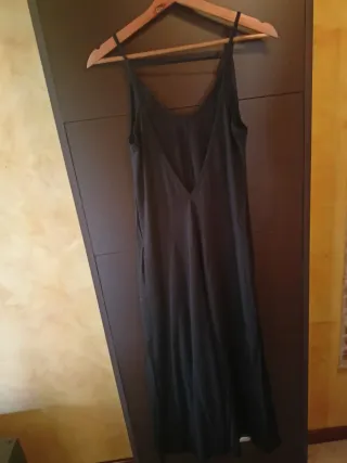 Vestito lungo schiena nuda nero