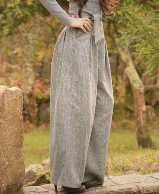 Pantalón ancho "pata elefante" de tiro alto NUEVO!