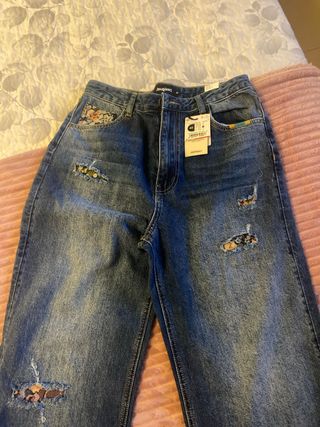 Pantalones anchos Desigual Talla L/40