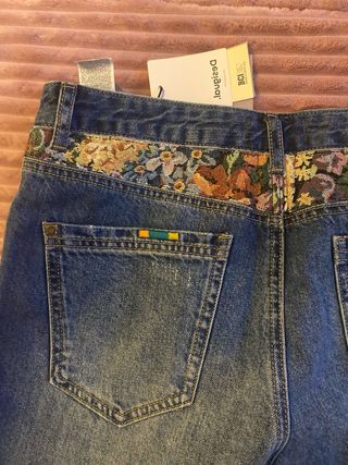 Pantalones anchos Desigual Talla L/40