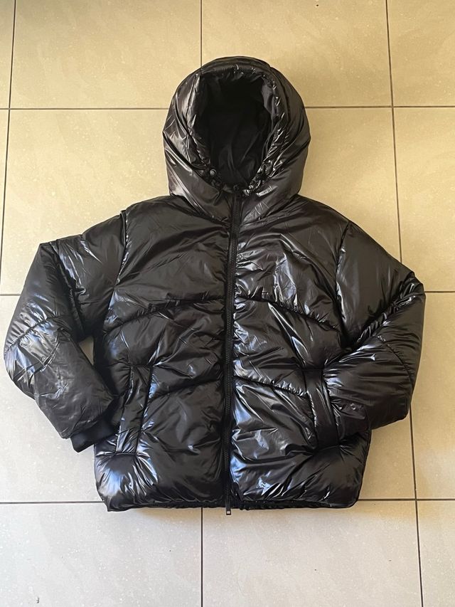 Chaqueta Zara Negra Brillante