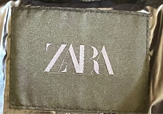 Chaqueta Zara Negra Brillante