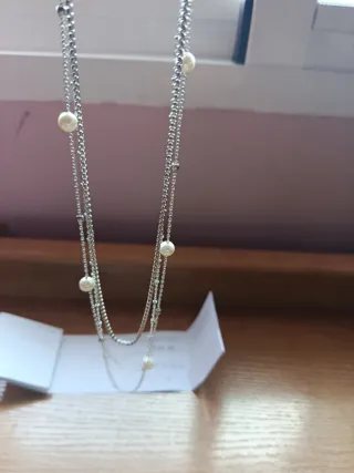 Gargantilla Viceroy Perlas Plata