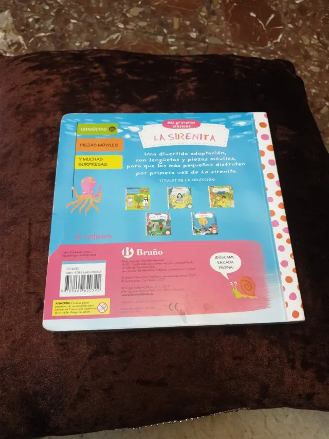 Libro Infantil La Sirenita - Mis Primeros Clásicos