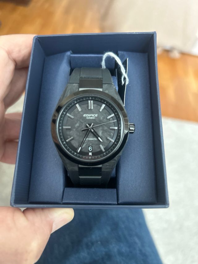 Reloj Casio Edifice Automático Negro