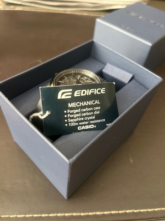 Reloj Casio Edifice Automático Negro