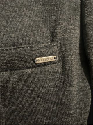 Americana/Blazer gris oscuro hombre Pull&Bear