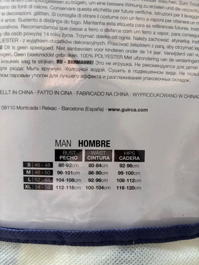 Disfraz Obélix Talla L