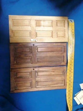 Puertas de madera para casa de muñecas 7/16,6.5/16
