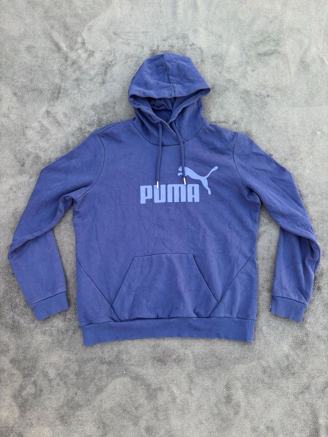 Puma Sudadera Azul Marino con Capucha