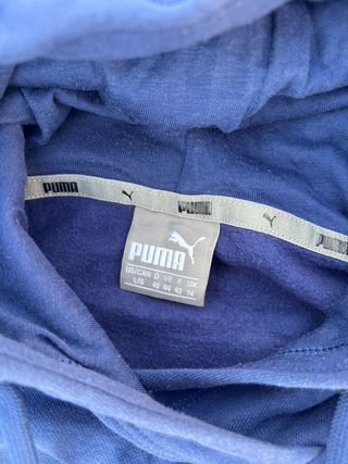 Puma Sudadera Azul Marino con Capucha