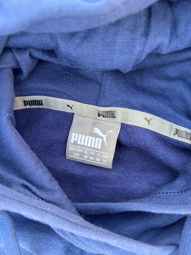 Puma Sudadera Azul Marino con Capucha