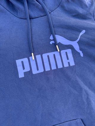 Puma Sudadera Azul Marino con Capucha