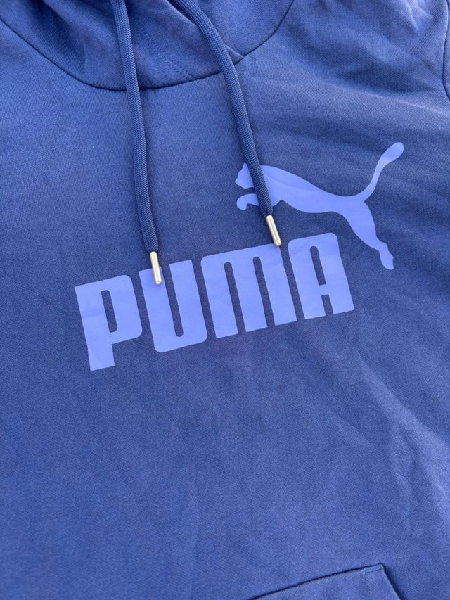 Puma Sudadera Azul Marino con Capucha