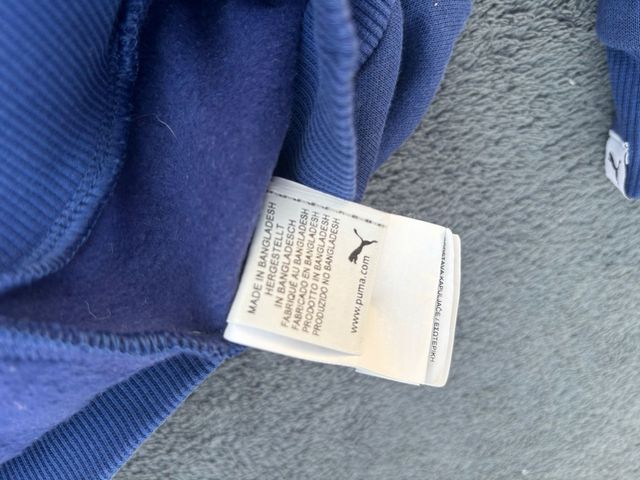 Puma Sudadera Azul Marino con Capucha