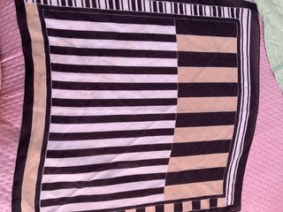 Sciarpa/foulard donna beige e nero