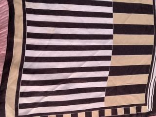 Sciarpa/foulard donna beige e nero