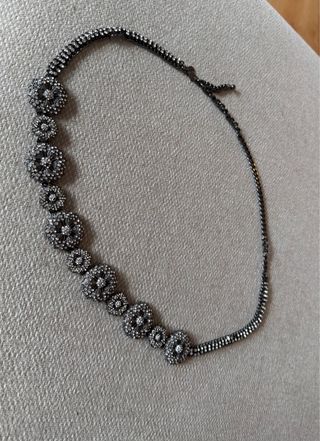 Collar Zara Flores Brillantes