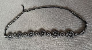 Collar Zara Flores Brillantes
