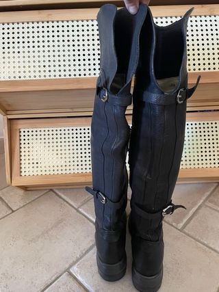 Stivali Cesare Paciotti Pelle Donna Neri