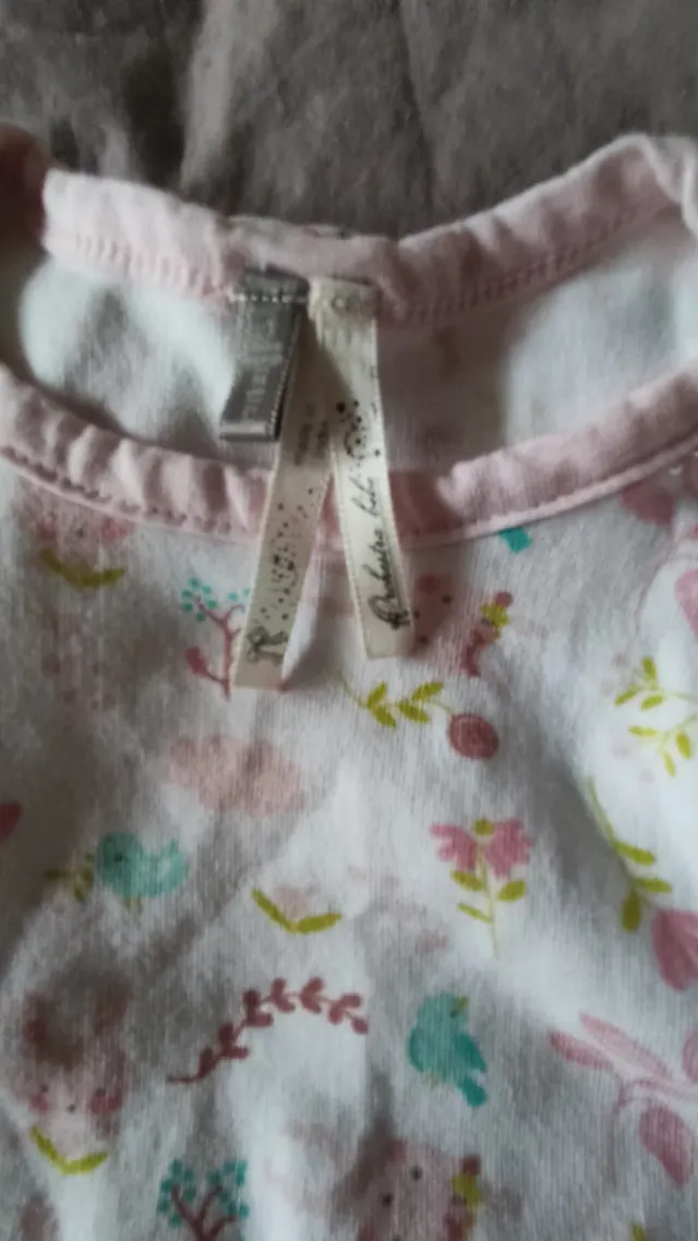 Body bebé estampado floral