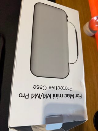 custodia da viaggio mac mini m4 e mouse + base