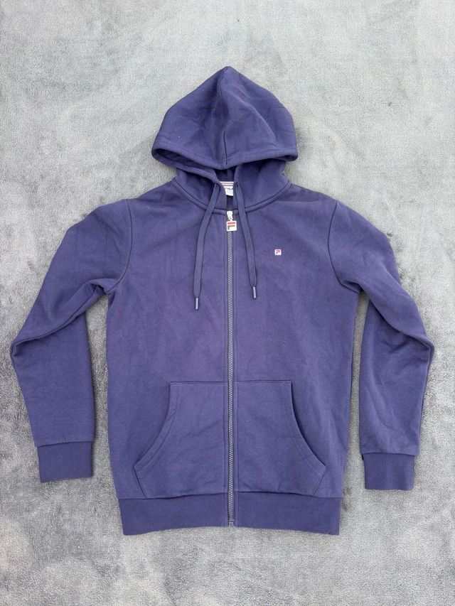 Chaqueta Fila Azul Marino Hoodie – Cremallera