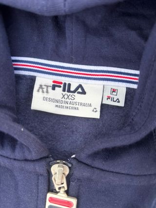 Chaqueta Fila Azul Marino Hoodie – Cremallera