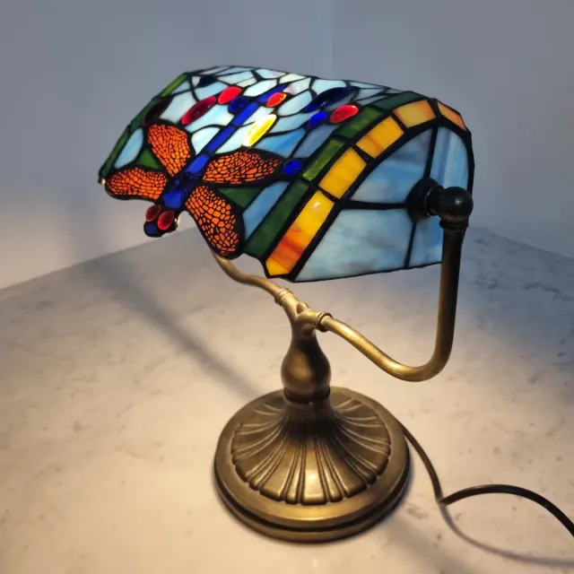 Lampada stile Tiffany Libellula