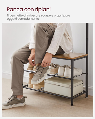 Appendiabiti, Armadio da ingresso, Spogliatoio, St