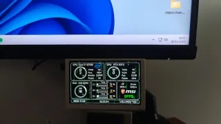 Pantalla Secundaria PC Turzx de monitoreo