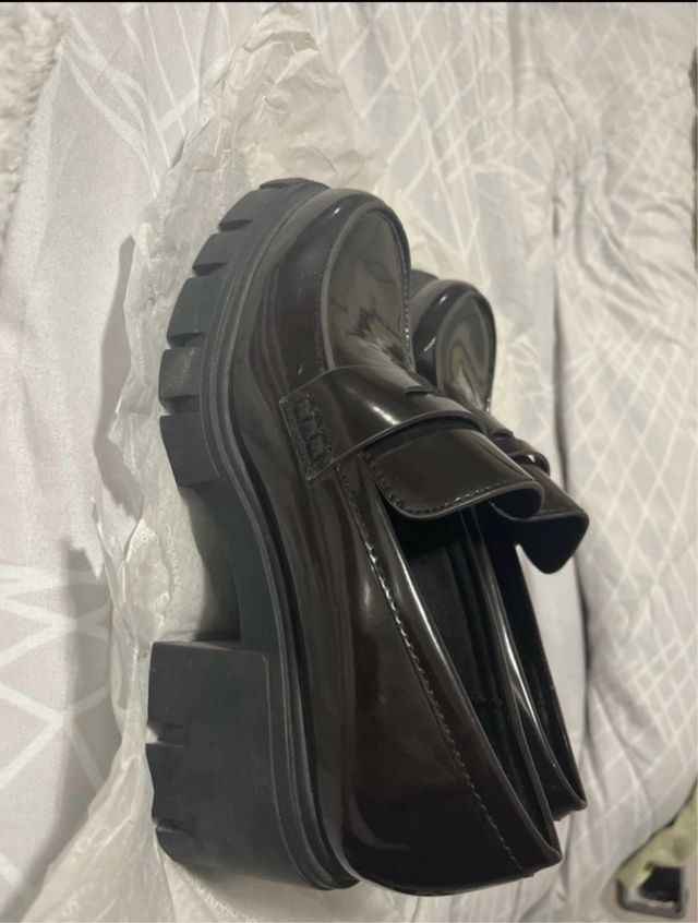 Mocasines Pull&Bear Marrones Talla 39