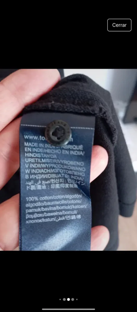 Polo Tommy Jeans Hombre Negro