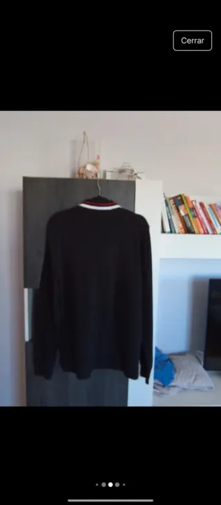 Polo Tommy Jeans Hombre Negro