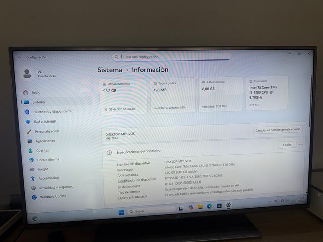 Ordenador genérico i3