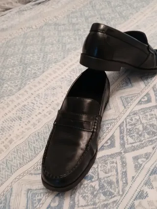 Mocasines negros hombre