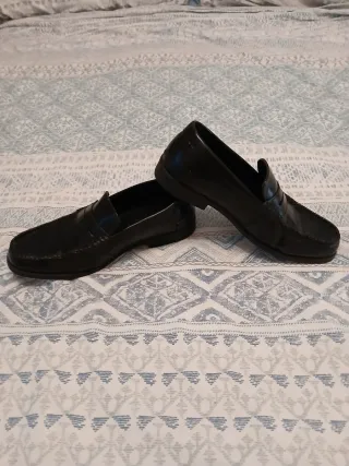 Mocasines negros hombre