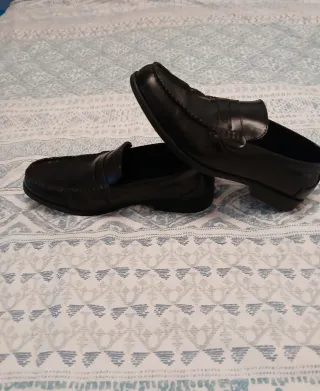 Mocasines negros hombre