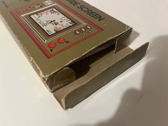 Nintendo Game & Watch Mickey Mouse Caja y manual