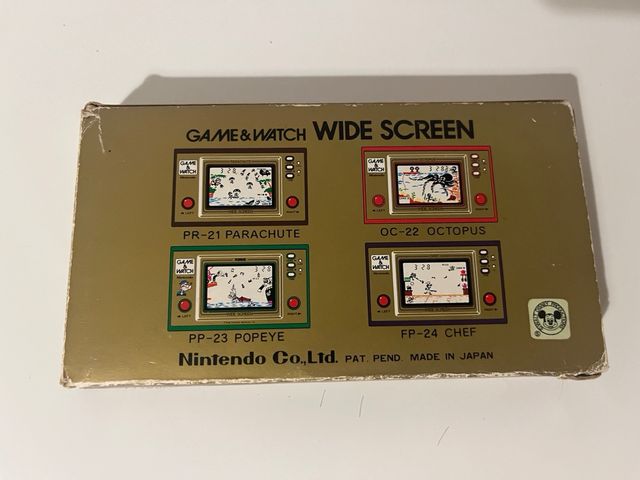 Nintendo Game & Watch Mickey Mouse Caja y manual