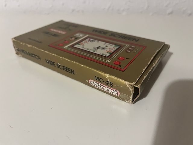 Nintendo Game & Watch Mickey Mouse Caja y manual