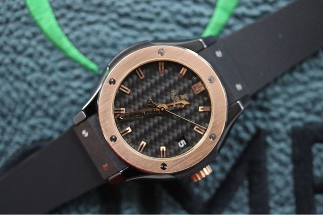 Hublot Fusion Dama Cerámica y Oro Rosa