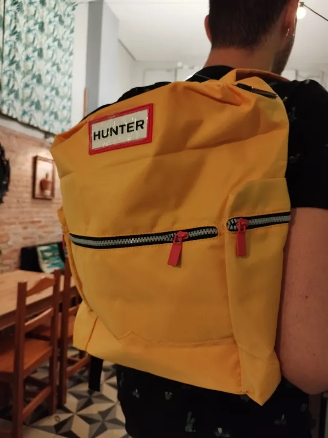 Mochila Hunter Amarilla Nueva