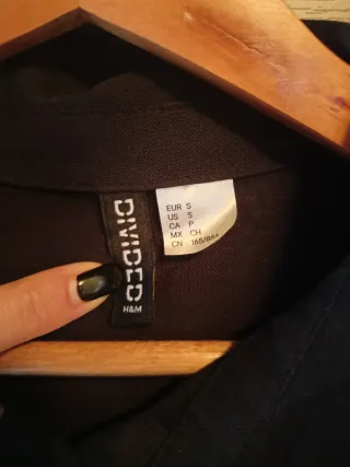 Camicetta corta trasparente nera