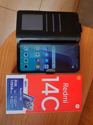 Xiaomi Redmi 14C 128GB con 1 funda cuero de regalo