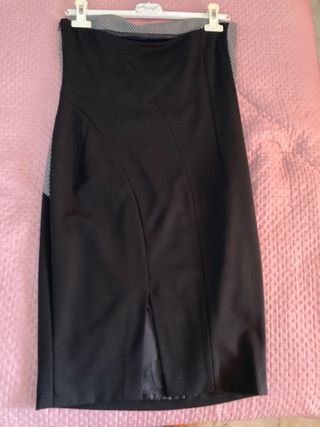 Vestito donna nero e grigio