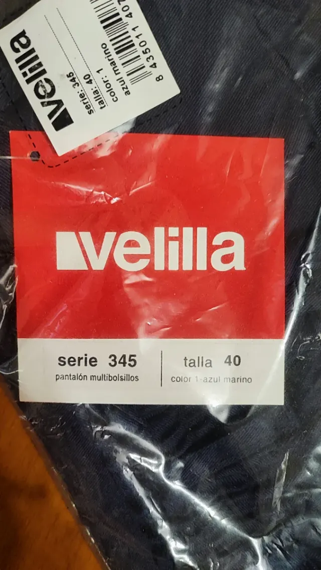 Pantalón de trabajo Velilla T40/T42 Azul