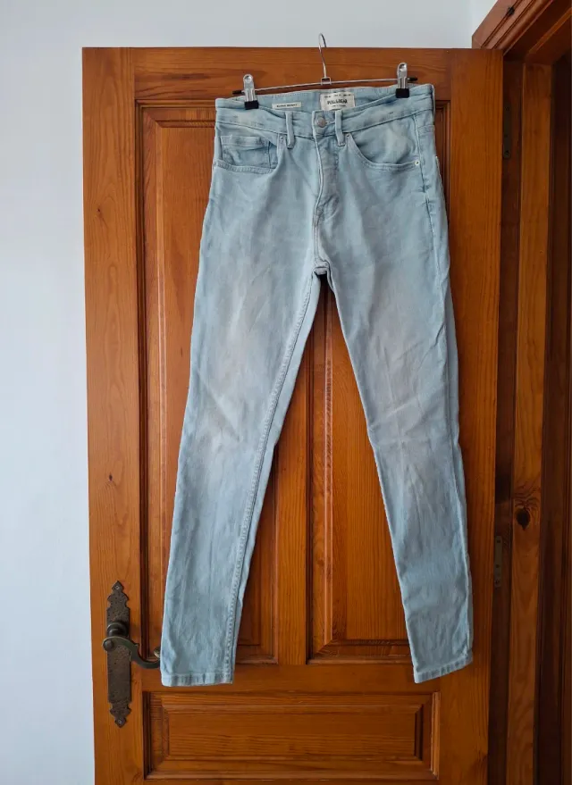 Pantalones vaqueros Pull&Bear azul claro