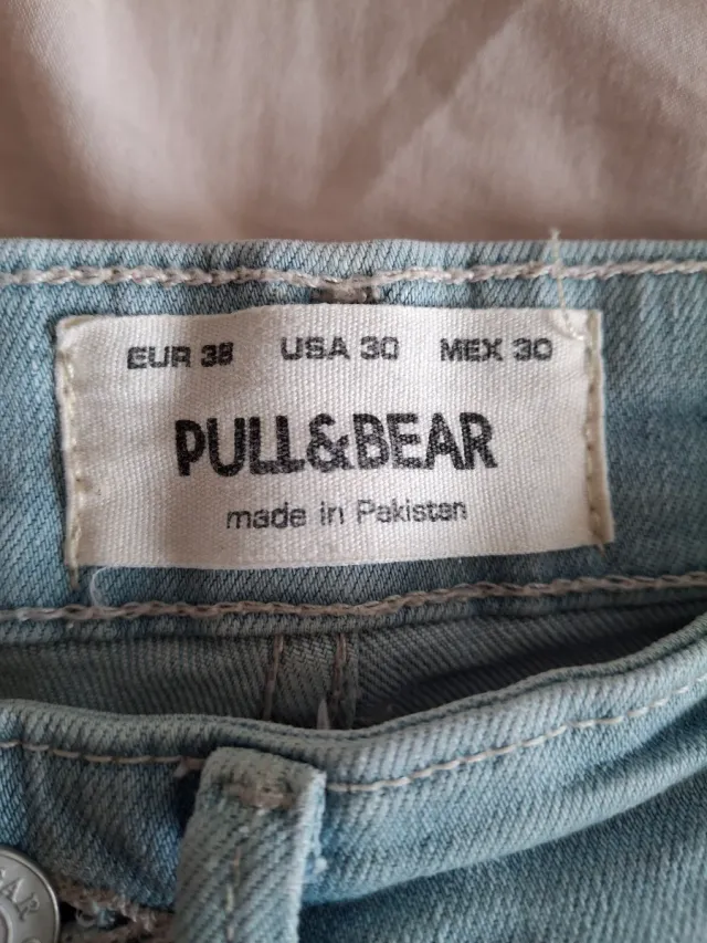 Pantalones vaqueros Pull&Bear azul claro
